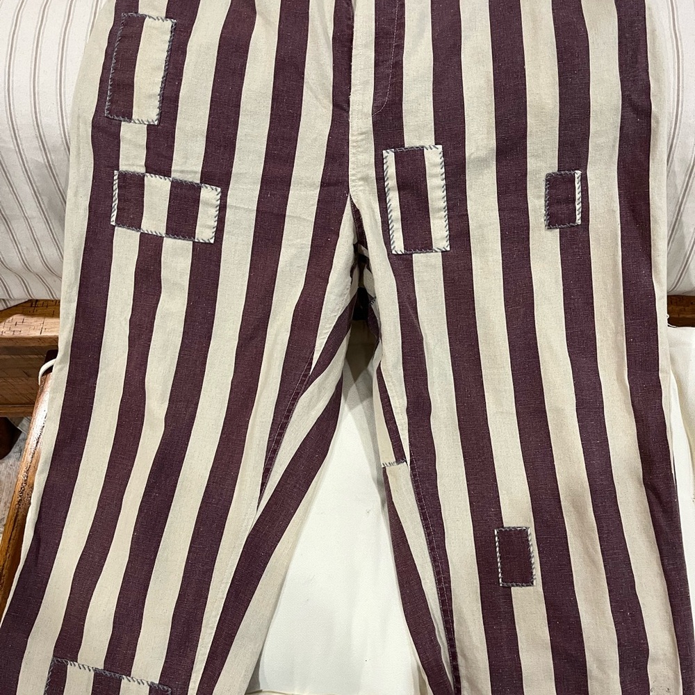 Striped Patchwork Pants